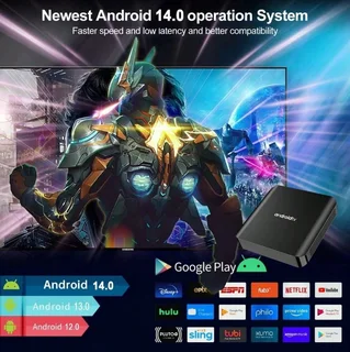 Android Smart TV Box Android 14 With YouCine App Installed