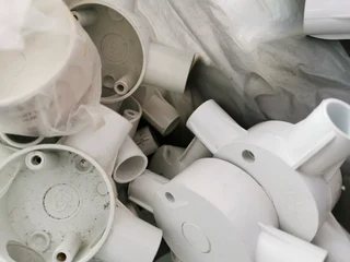 house wires, various conduit, connectors, insulation box, geyser-wise, etc.