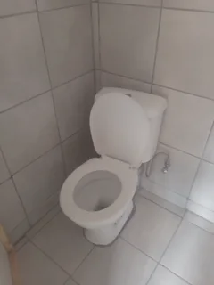 Room with shower and toilet inside