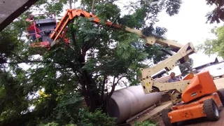 VerticalZA 14m battery articulating cherry picker