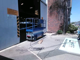 VerticalZA 8m battery operated scissor lift