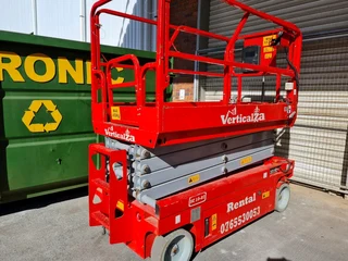Verticalza 10m battery operated scissor lift