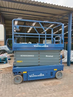 VerticalZA 14m battery operated Scissor lift.