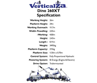 VerticalZA Dino 265RTX for sale