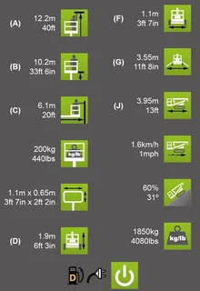 VerticalZA Nifty TD120TDAC - 12m Tracked Cherry Picker, ELECTRICAL Manlift