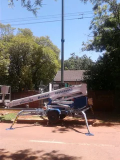 VerticalZA Cherry Picker Dino 210T - 21m, PORTABLE TRAILER-MOUNTED Manlift