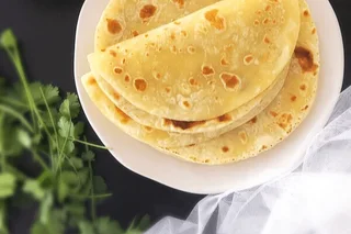 Indian handmade bread (Roti)