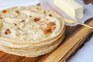 Indian handmade bread (Roti)
