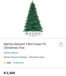 Christmas Tree (Martha steward)