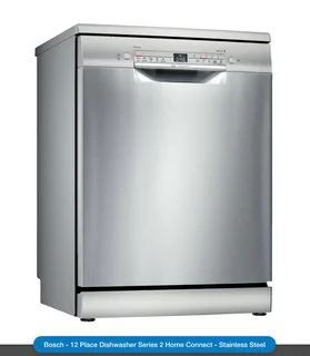 Bosch 12-Place Dishwasher (Stainless Steel) - Home Connect - Excellent Condition