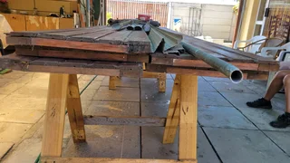 Meranti Sectional Gate