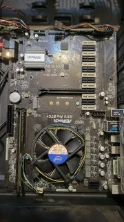 Asrock H110 Pro BTC+ Motherboard, CPU and Ram