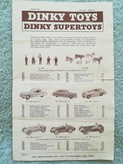 Vintage Dinky Toy Price List