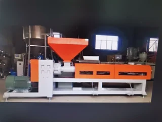 Plastic recycling line