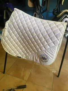 17” black wintec dressage saddle in medium-wide (blue) gullet