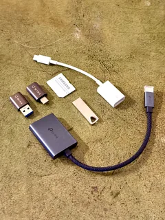 256 GB Micro SD & 256 GB Flash drive with Accessories