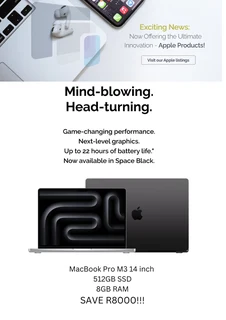 MacBook Pro 14 inch M3 8GB RAM 512GB SSD