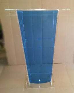 Blue Colour style Acrylic Podiums