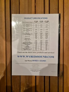 Wyred 4 Sound Pre-Amp and Power Amp