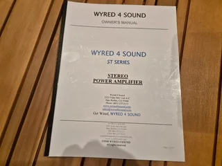 Wyred 4 Sound Pre-Amp and Power Amp