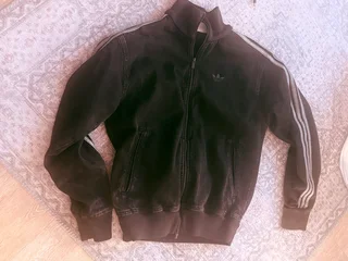 Adidas originals denim small jacket