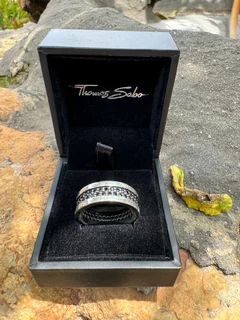 Mens Thomas Sabo 'Designer Band' -Ring