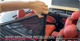 BMW 2 Series Convertible Wind Deflector F23 model year 2014-2021