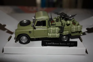 LAND ROVER SERIES III ARMY GUN TRUCK. (REF 1021)