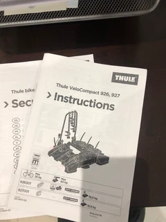 THULE VeloCompact 3 Bike Carrier, as New Excellent Condition R 1500 off