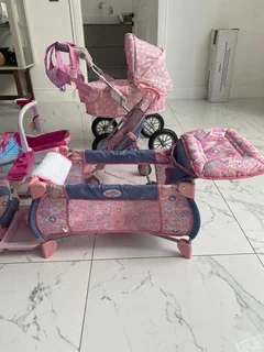 Baby Born Lot of Prams/Accessories Delux Pram BARGAIN - R 800 OFF