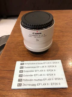 Canon 2 X Extender Ef 2x Ii As New Condition With User Guide