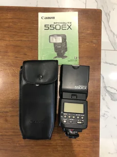 Canon Speedlite 550 Ex Flash Excellent Working Order See Pics