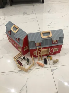 Melissa And Doug Farmyard Toy Set Complete As New Reduced