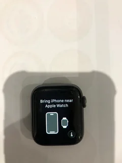 Apple Watch NIKE Series 6 Space Grey with New Extra Nylon NIKE Sport Loop