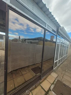 Brown Aluminum Glass Panels