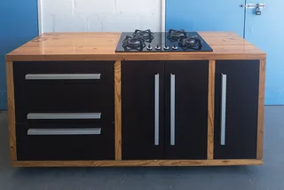 Mobile Kitchen Unit with Whirlpool gas hob
