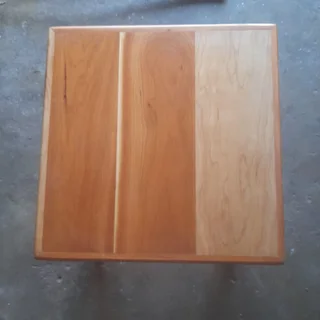 Lounge coffee table various designs in wood. 1 large table and 2 side coffee tables