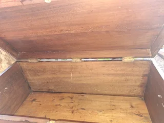 Hardwood vintage Chest