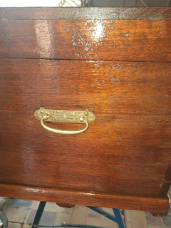 Hardwood vintage Chest