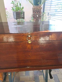 Hardwood vintage Chest
