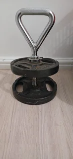 Loading Pin with Single Handle (Home Gym Attachment) Including 2x5kg weight plates