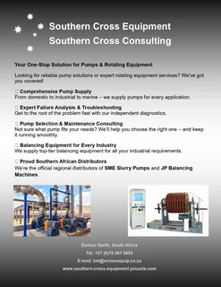 Pumps and balancing machines