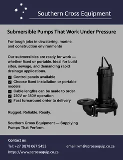 Submersible pumps