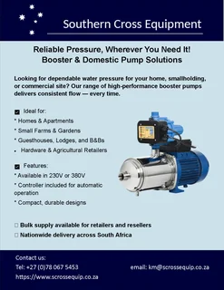 Domestic and compact pumps