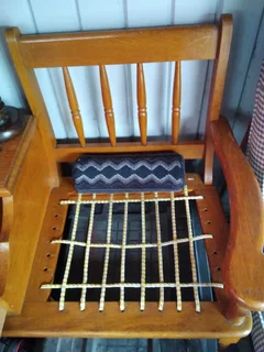 OAK TELEPHONE TABLE WITH DRAW AND SEATING FOR SALE AT SEA VIEW/BELLAIR.