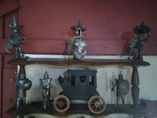 Stage Couch With Metal Soldiers/musicians For Sale At Sea View/bellair.