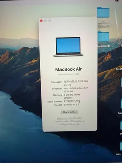 Apple MacBook Air 2019 intel Dual Core i5