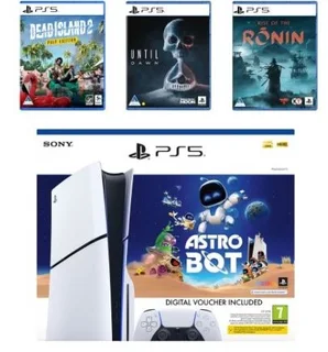 Sony Platstation 1tb Slim Console Bundle