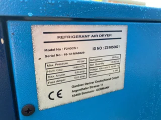 2012 CompAir L90 – Fixed Speed Rotary Screw Compressor &amp; Air Dryer Combo For Sale