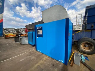 2012 CompAir L90 – Fixed Speed Rotary Screw Compressor & Air Dryer Combo For Sale